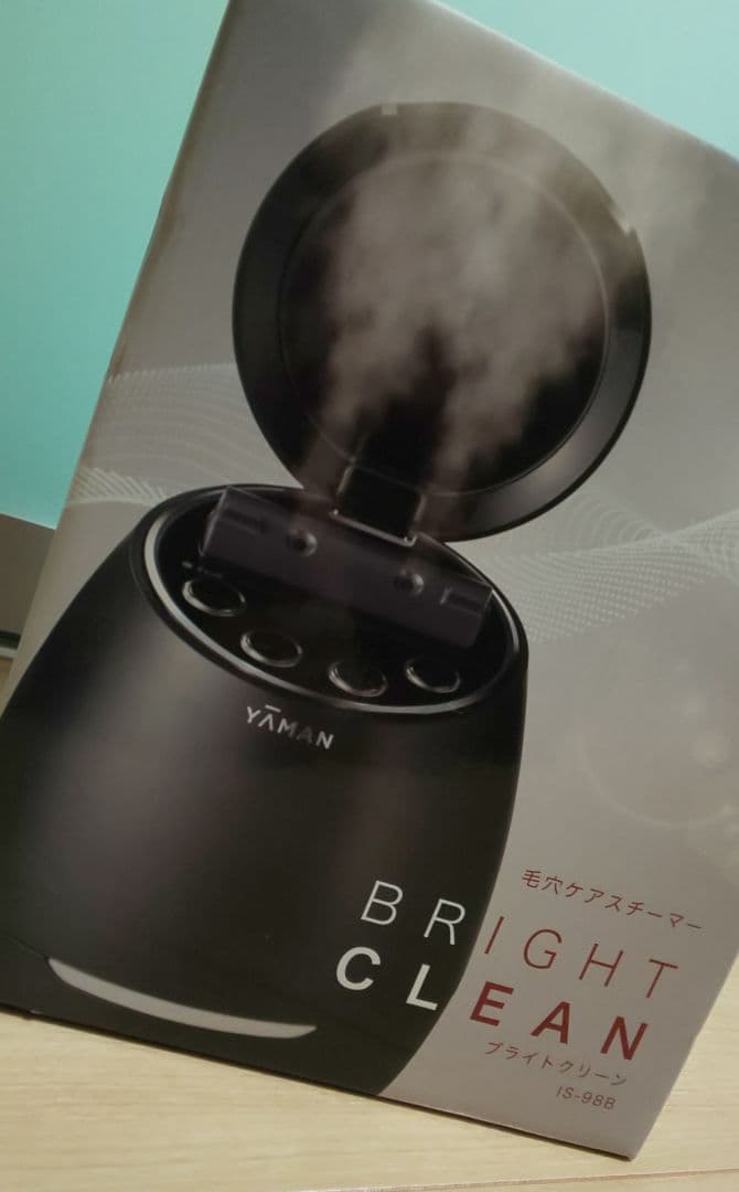 YAMAN 毛穴ケアスチーマー ブライトクリーン ブラック IS98B