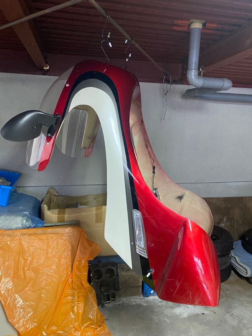 cbx ロケットカウル 赤白2型カラー - メルカリ