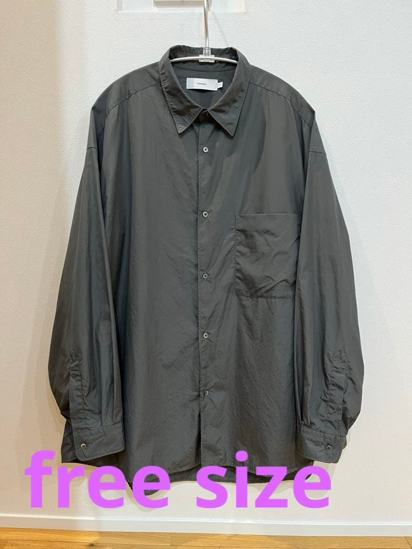 ［美品］定番Graphpaper オーバーサイズ ブロードシャツ GM253-50005B-blk-01.jpg