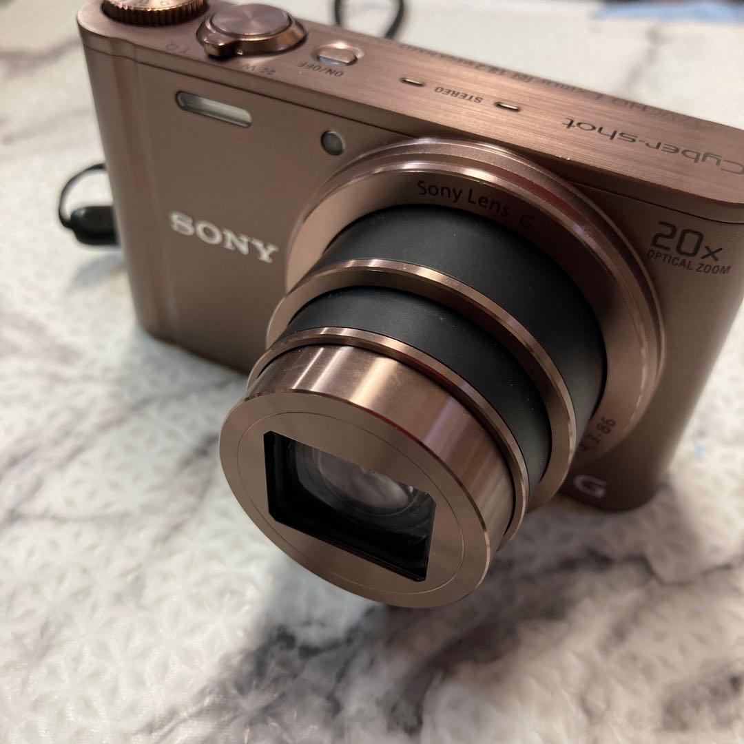 動作品◎ SONY DSC-WX300 ブラウン デジカメ サイバーショット