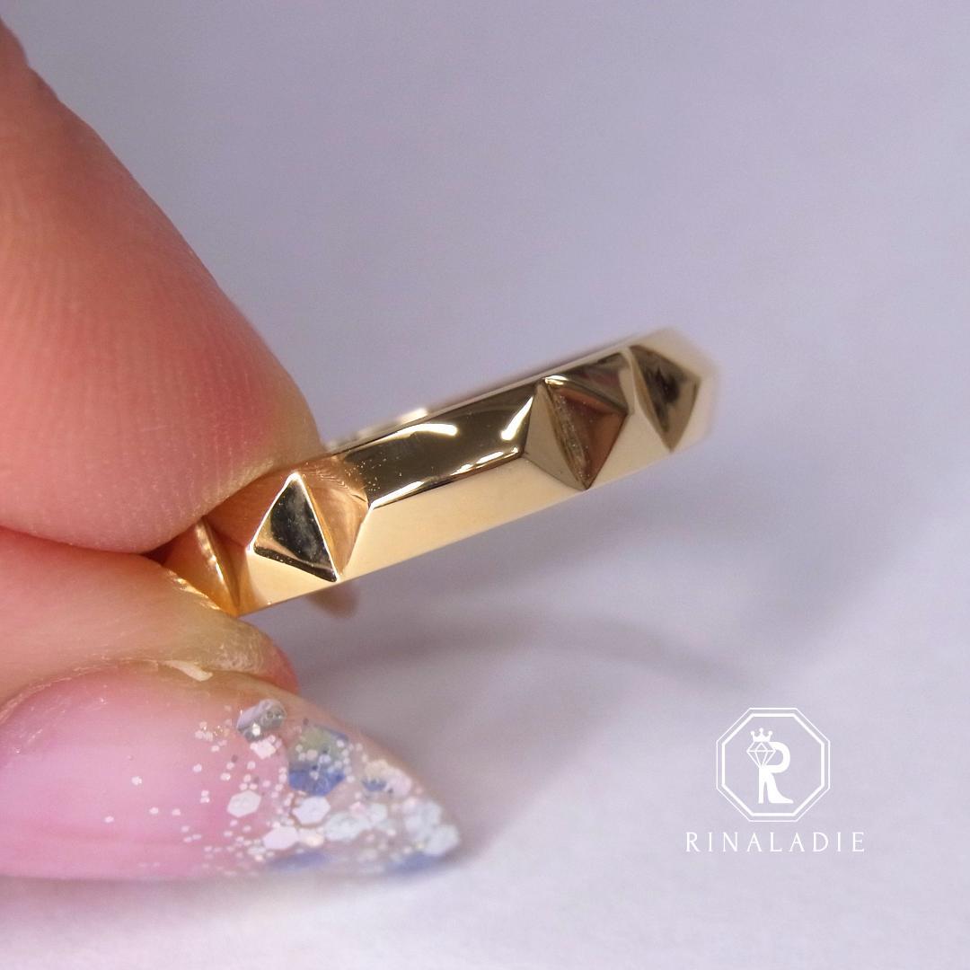 第二弾‼️【Q】K18　13号　2.31ｇ　地金リング