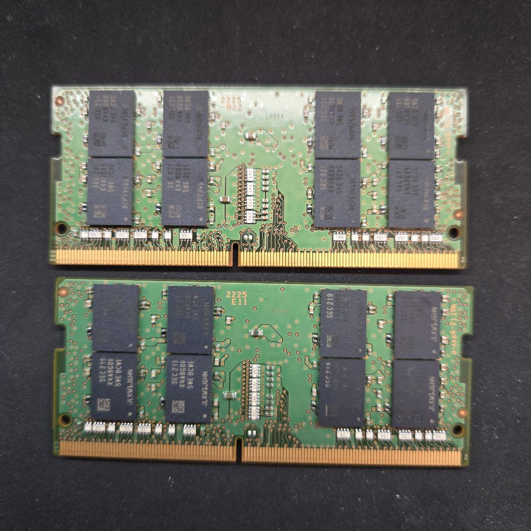 DDR4-3200 16GB×2 32GBノート用メモリ