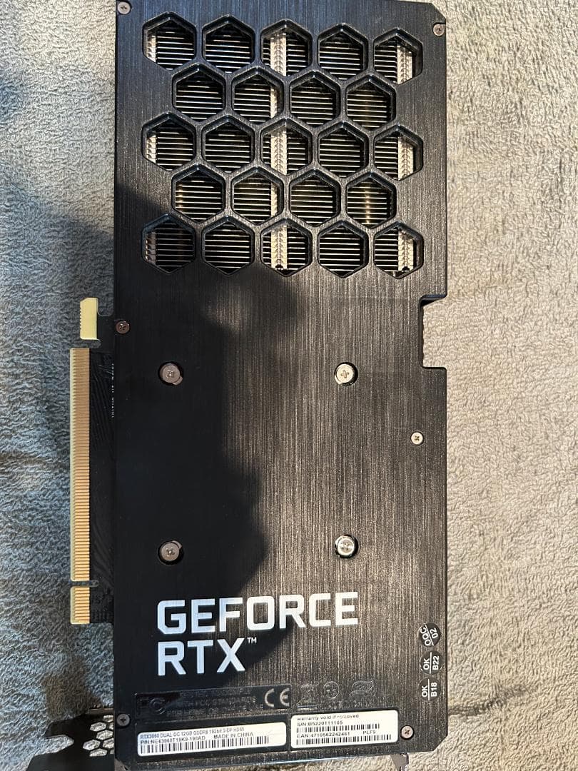 グラフィックボード・グラボ・ビデオカード palit 3060 12gb