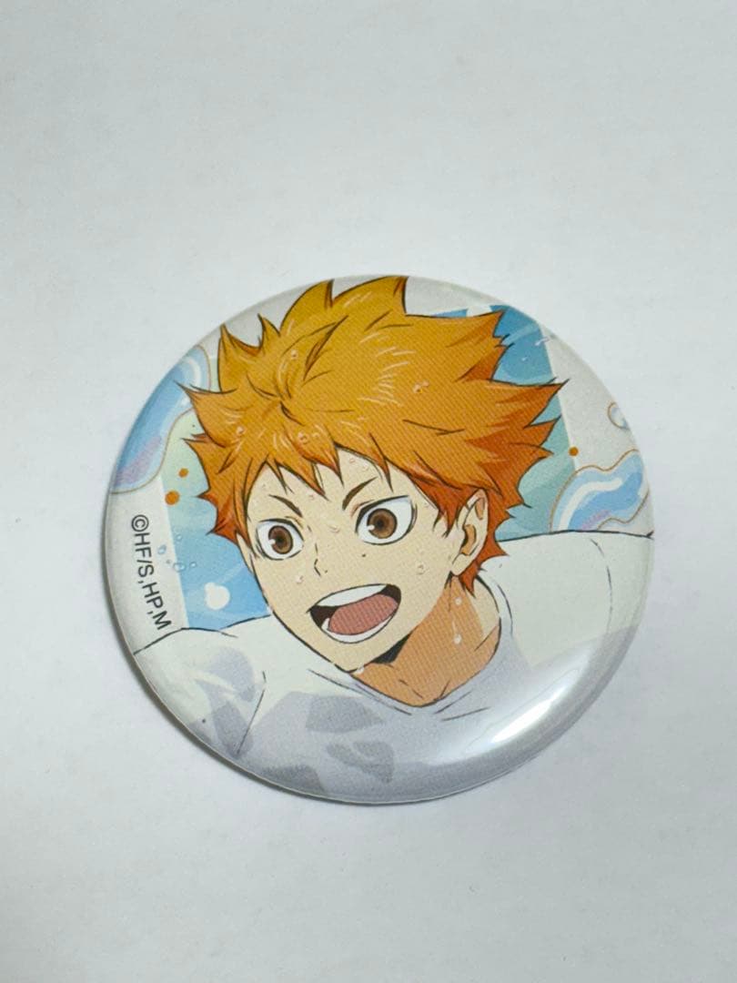 ハイキュー!! キャラバッジコレクション 水遊び 日向翔陽 缶バッジ