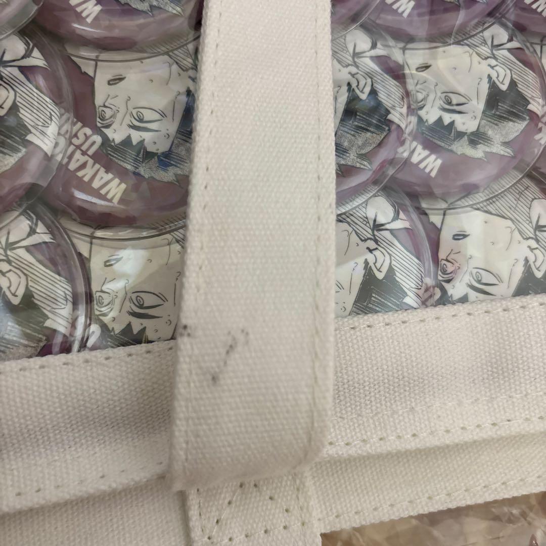 ハイキュー!! 牛島若利 缶バッジ80個 A3 痛バッグ - メルカリ