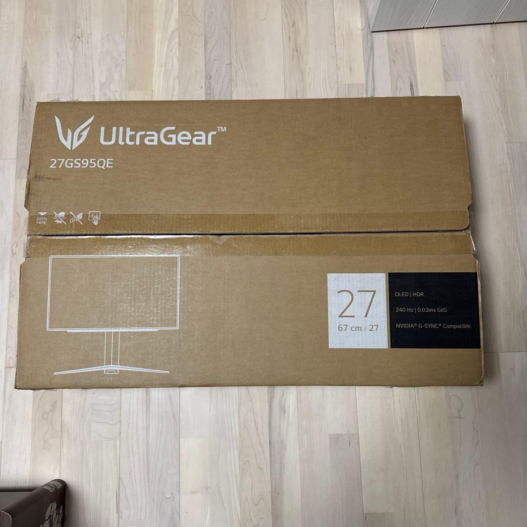 LG ゲーミング モニターUltraGear OLED 27GS95QE-B