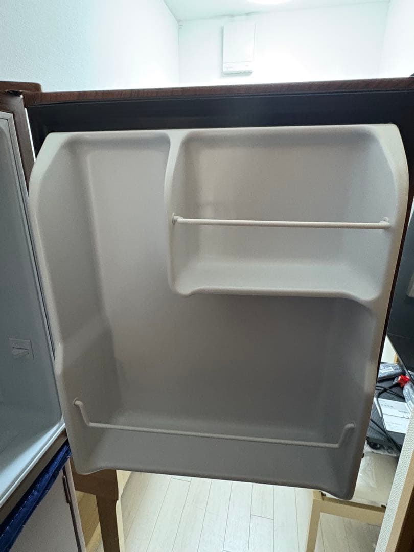 サンルック　1ドア冷蔵庫　SR-R4805 木目調　2024年製