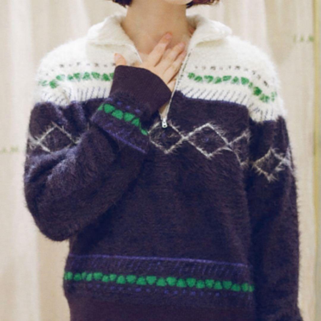 PAMM 食卓ノルディック ハーフジップニットサイズ2 食卓のノルディックハーフジップニット – pamm.officialstore