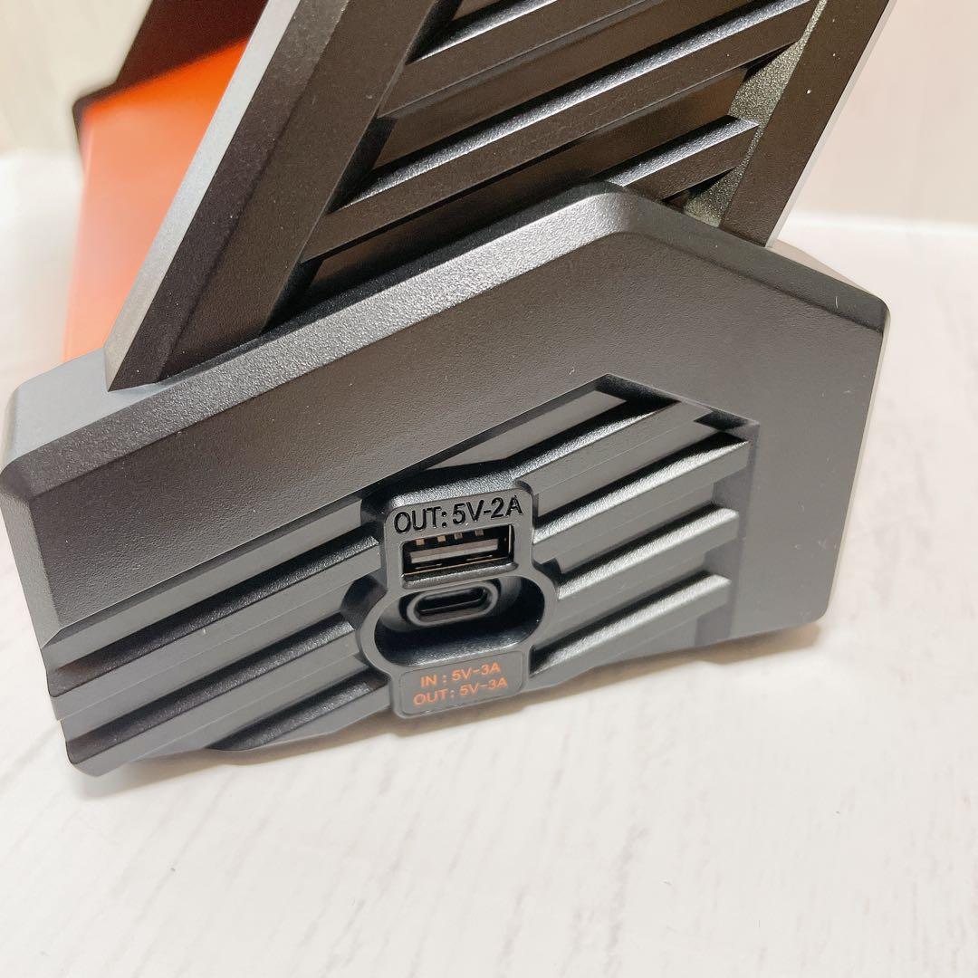 ✨新品未使用✨扇風機 キャンプ扇風機✨LEDライト付き✨吊り下げ 卓上 防災