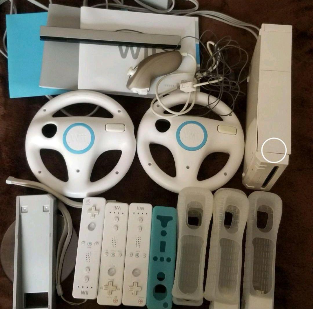 Wii 本体セット Amazon.com: Wii Console with Wii Remote Jacket - White [Japan