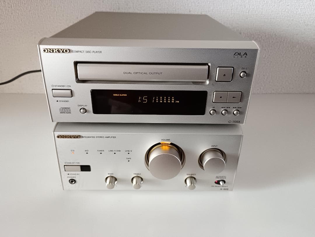 ONKYO INTEC 205 A-909 C-705X アンプ CD ☆☆☆☆