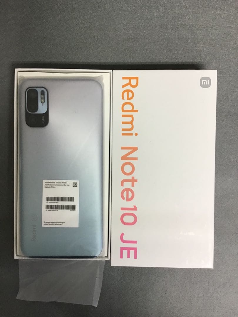 新品未使用 SIMフリーRedmi Note10 JE XIG02 Amazon | 未使用 SIMフリー XIG02 Redmi note 10 JE kDDI グラファイト