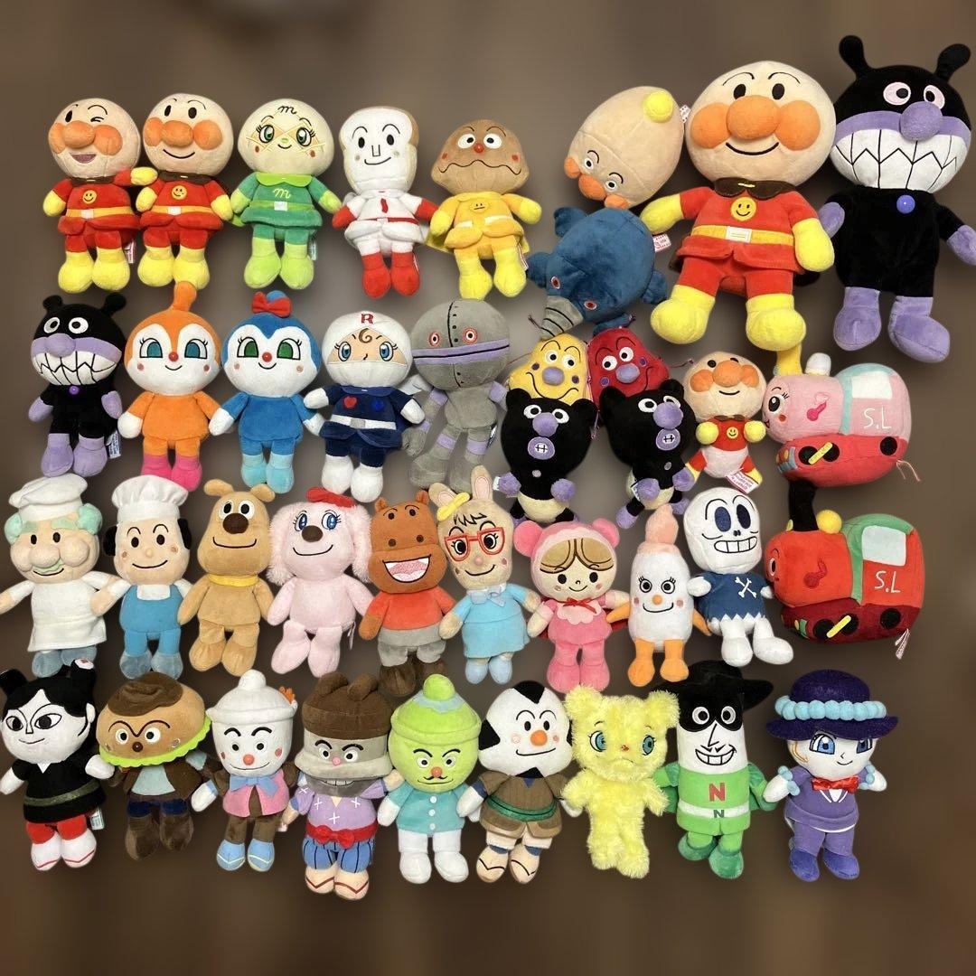 プリちぃビーンズ 38点 まとめ売り ぬいぐるみ アンパンマン