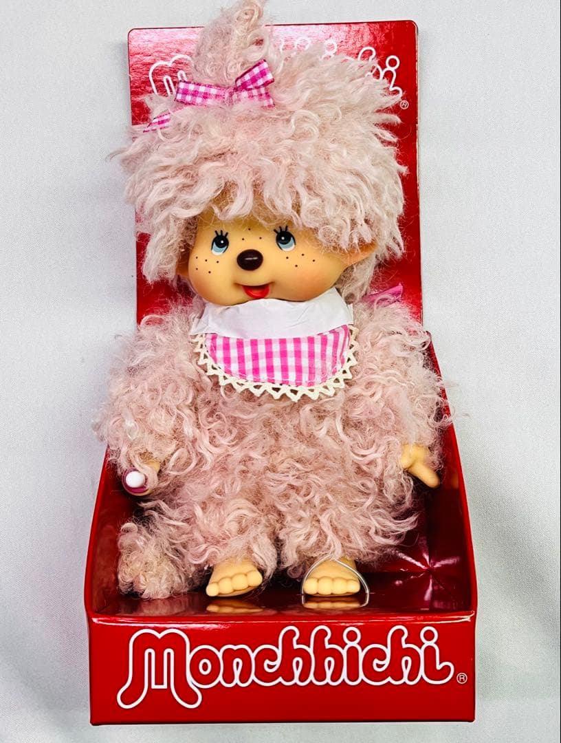 モンチッチ ボア ロング くすみピンク 日本未発売 海外 レア - メルカリ