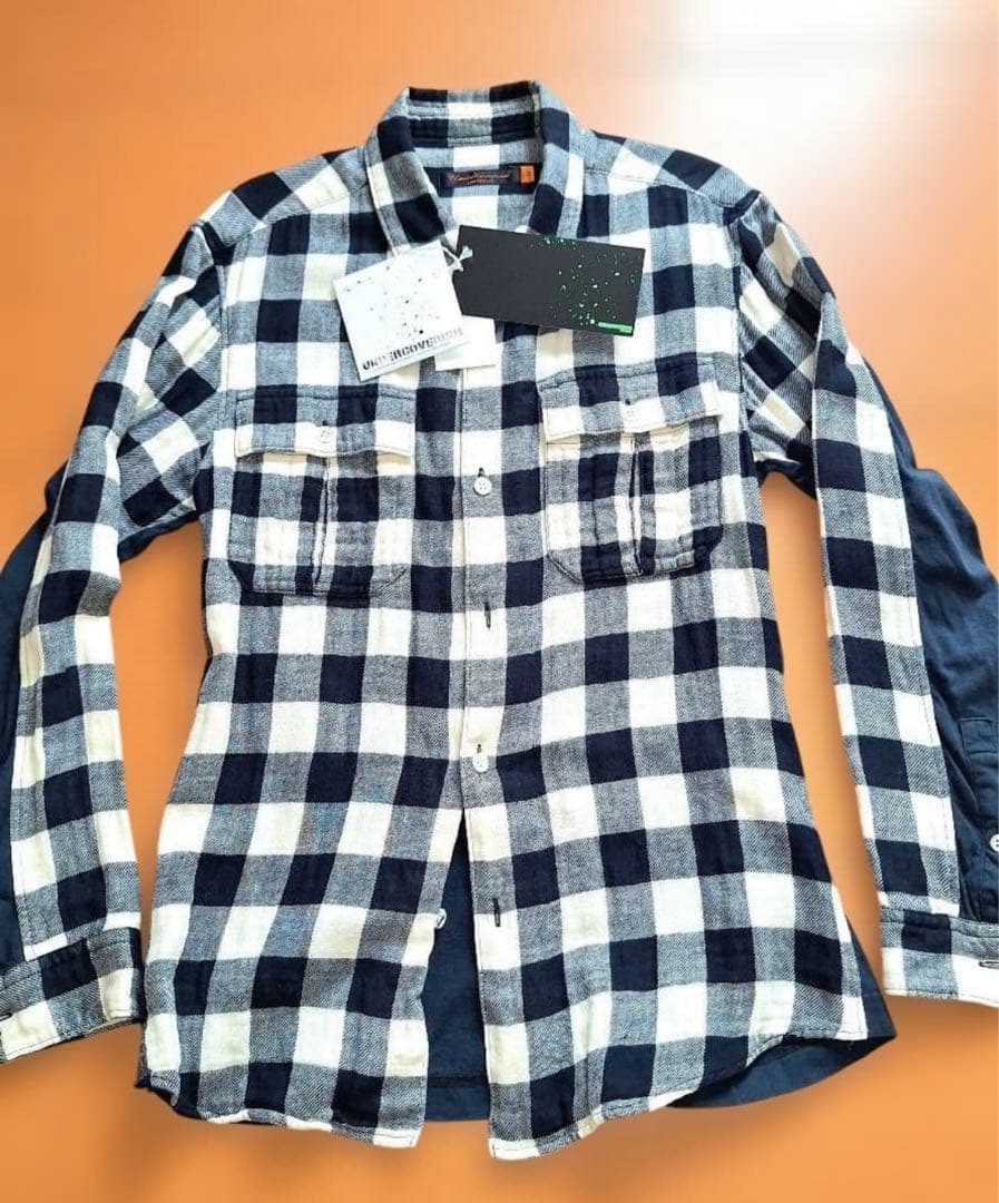 プライスタグ付]アンダーカバー T期 ドッキングネルシャツ サイズ2