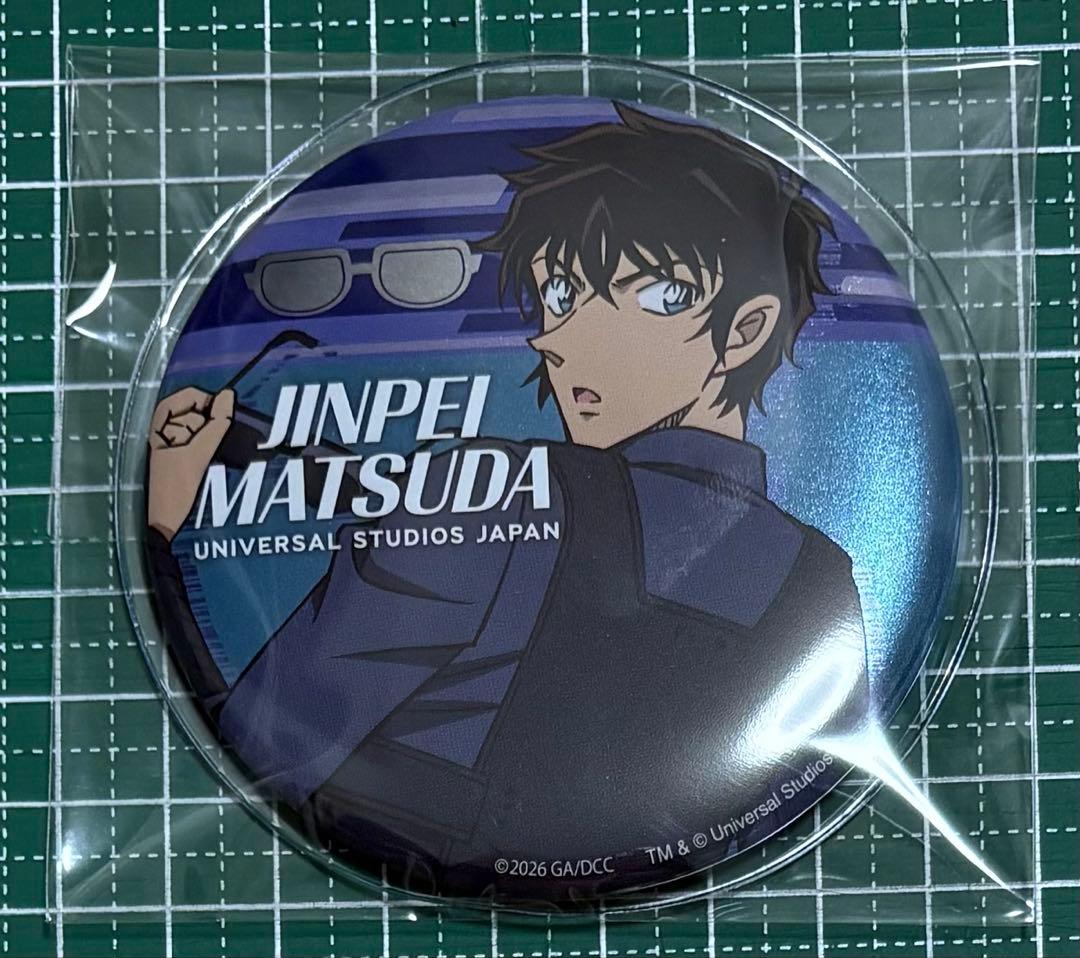 USJ ユニバ 名探偵コナン コレクタブル缶バッジ 松田陣平 - メルカリ