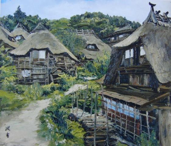 向井潤吉、【山間草炎（山形県東田川郡朝日村田麦俣）】 - メルカリ