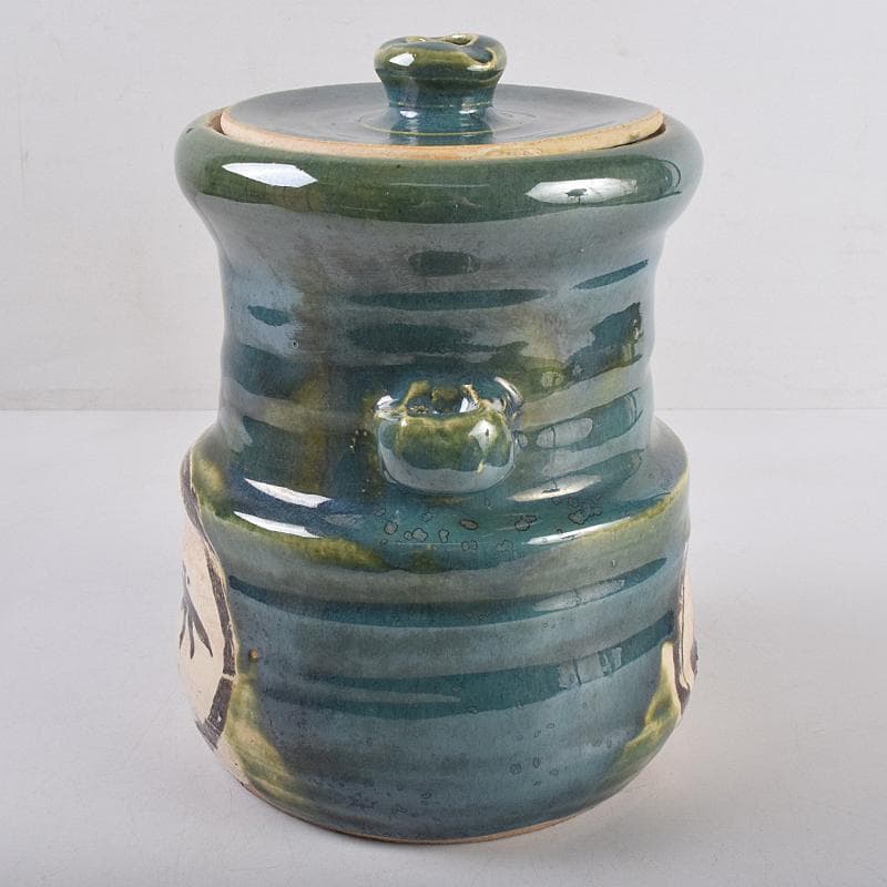 北大路魯山人作 青織部 木槌水指 黒田陶々庵極め箱 D R8875B - メルカリ