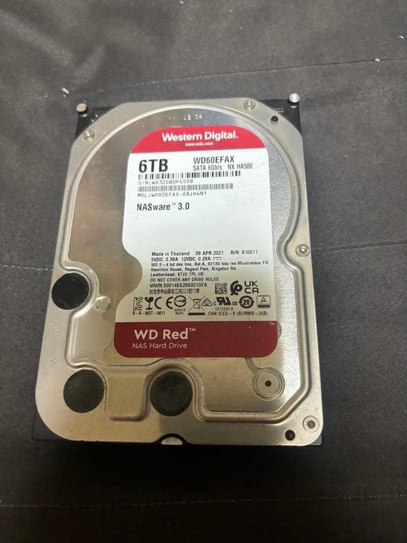 Western Digital WD Red 6TB HDD