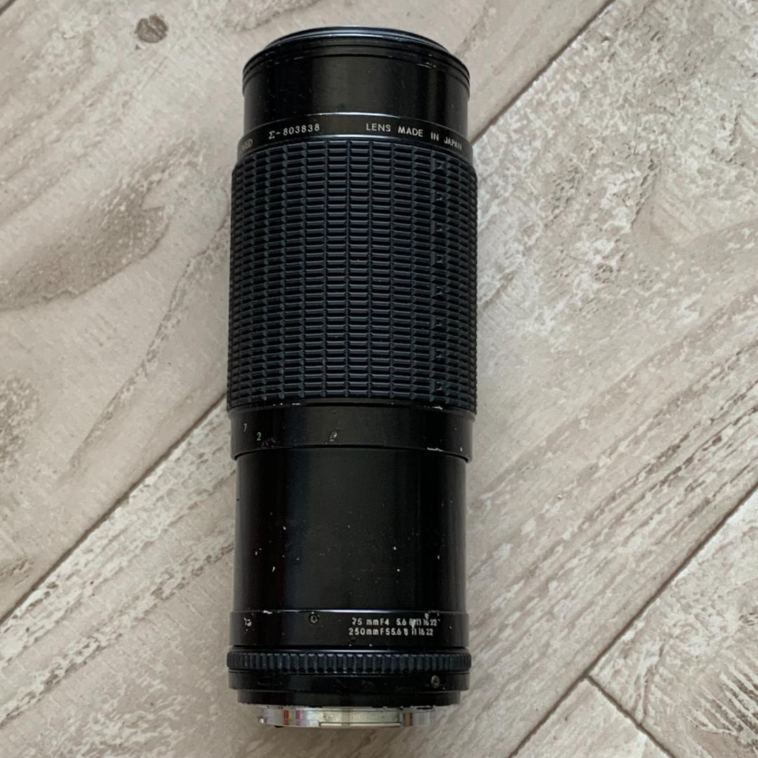 現状品】SIGMA ZOOM-δ 望遠レンズ 1:4～5 75～250mm - メルカリ