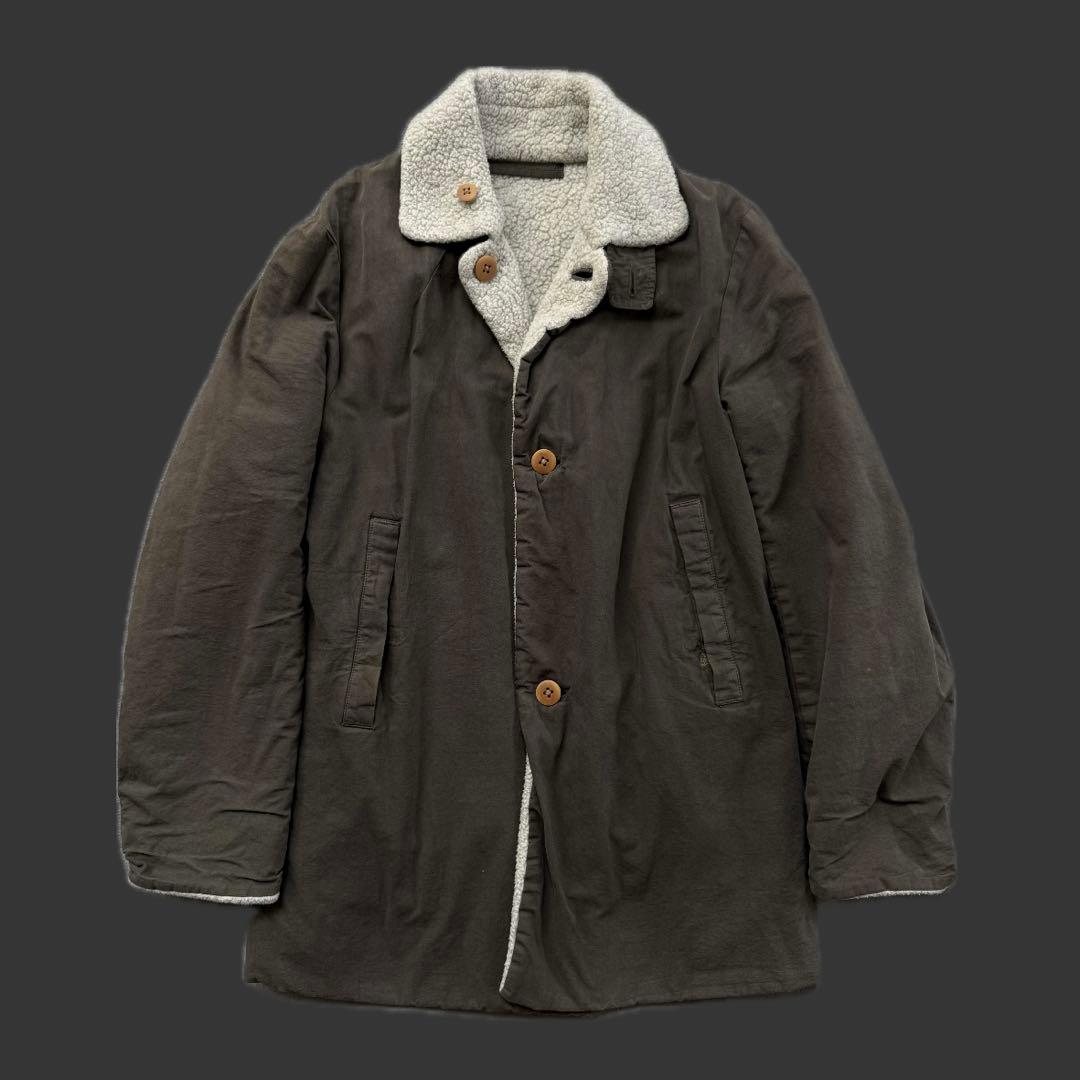 コグマ専用 45rpm リバーシブル ボア キャンバス ジャケット コート45R