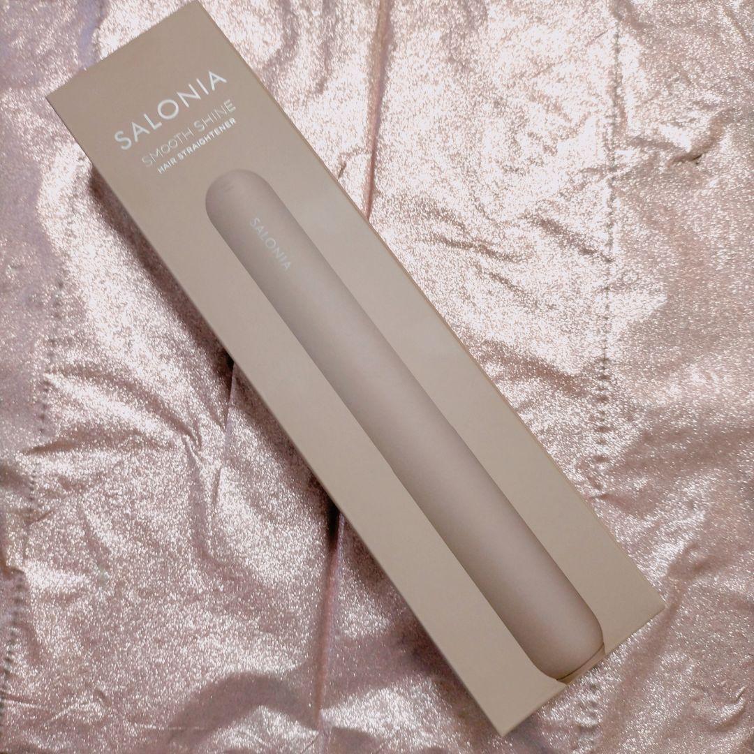 SALONIA スムースシャイン ストレートヘアアイロン 24mmブラウンココア SALONIA 高機能プレミアムライン“スムースシャインシリーズ”のヘア
