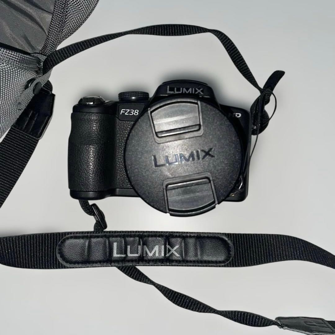 LUMIX デジカメ DMC-FZ38 ★充電器+ソフトケース+SDカード付