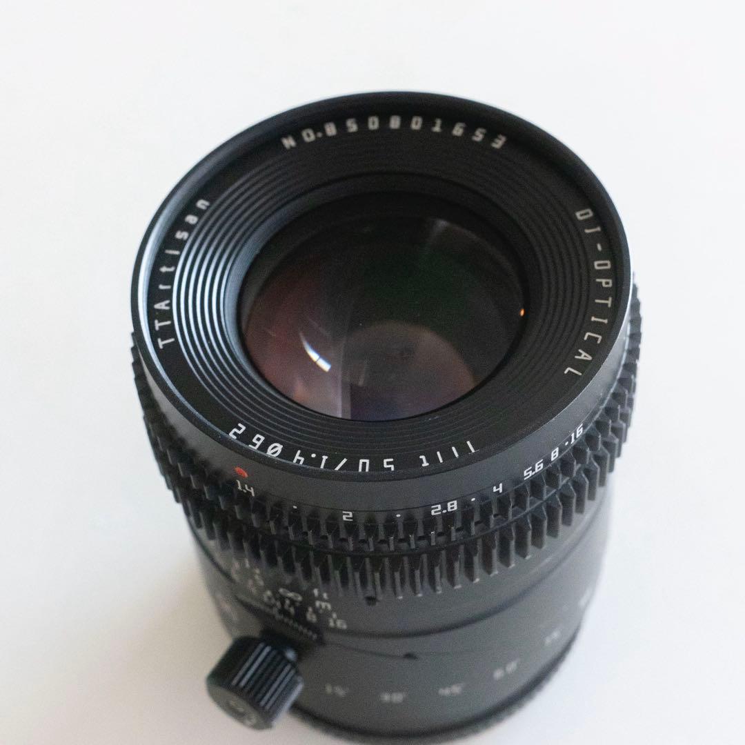 TTArtisan Tilt 50mm F1.4 レンズ