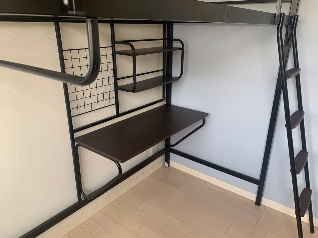 ロフトベッド ニトリ BKデスク付 引取り限定 滋賀県南部 - メルカリ