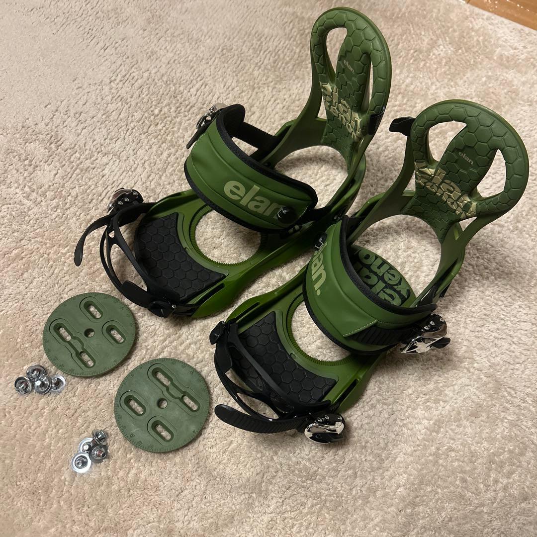 elan xenon スノーボードビンディング グリーン　サイズL elan xenon スノーボードビンディング グリーン サイズL - メルカリ