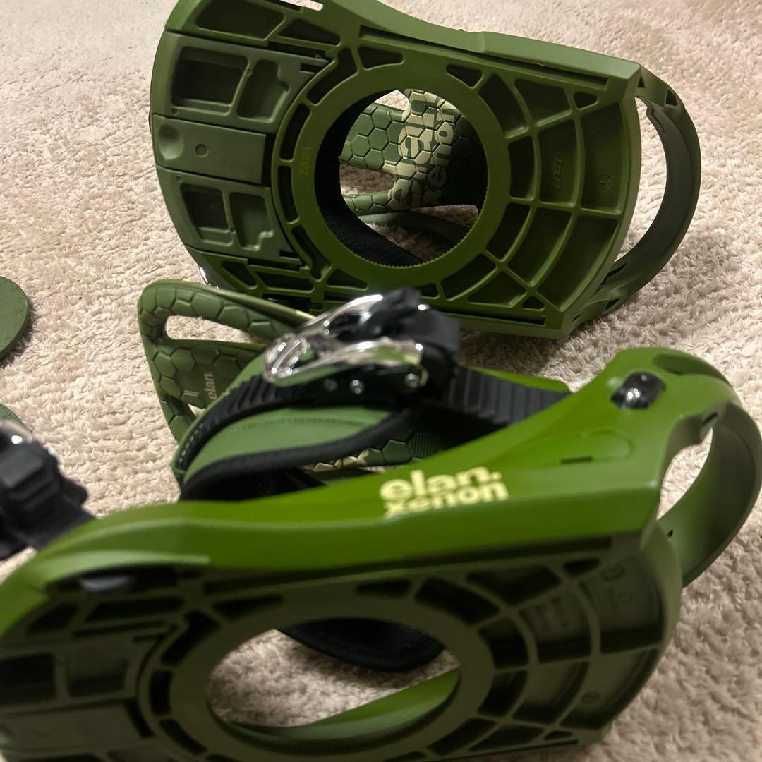 elan xenon スノーボードビンディング グリーン サイズL - メルカリ