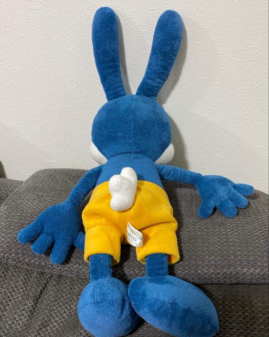 希少 オズワルド ラビット ぬいぐるみ ブルー m2 - メルカリ