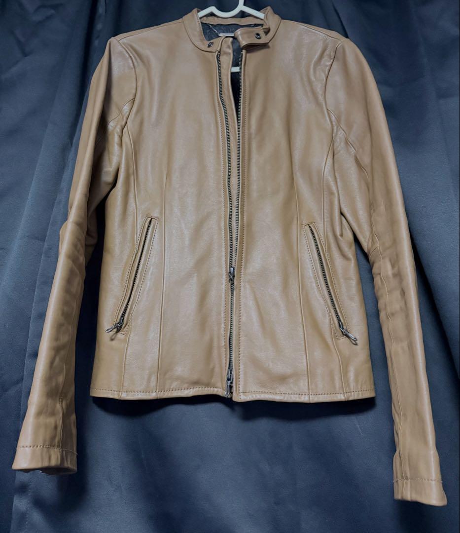 FUGA レザー シングルライダースジャケット 44サイズ 希少馬革