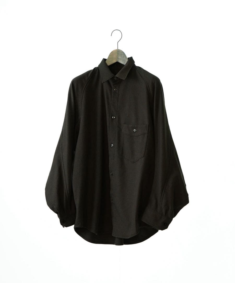 新品 未使用 EGO TRIPPING エゴトリッピング 新作 長袖 シャツ EGO TRIPPING (エゴトリッピング) SUMISHIRT 墨染スタンドカラーシャツ