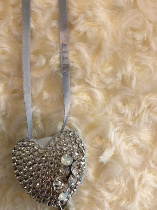 ネックストラップ★プティ★スワロフスキーデコ★ハート