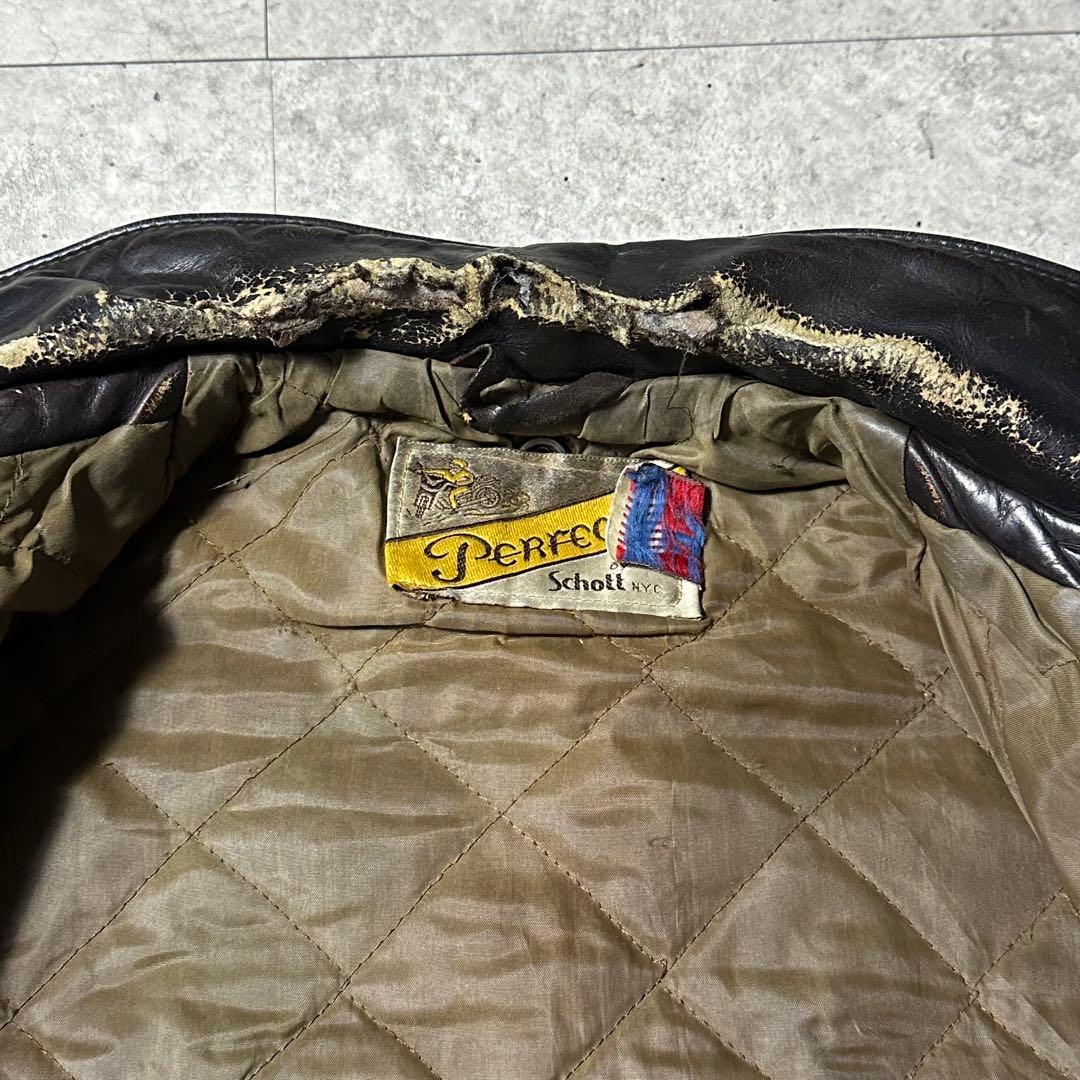 80s Schott 118J 42サイズ ダブルライダース カウハイド - メルカリ