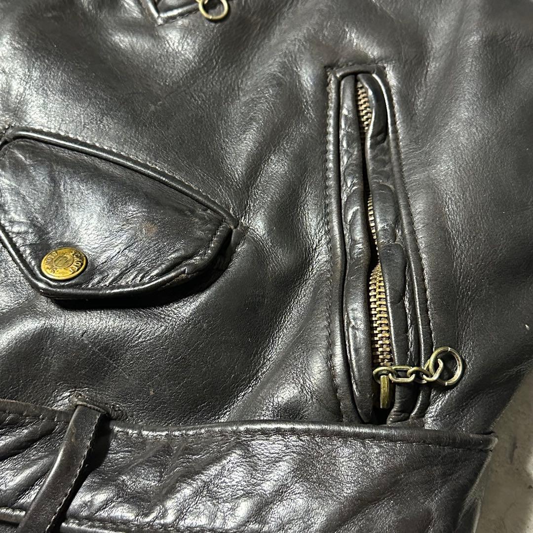 80s Schott 118J 42サイズ ダブルライダース カウハイド - メルカリ