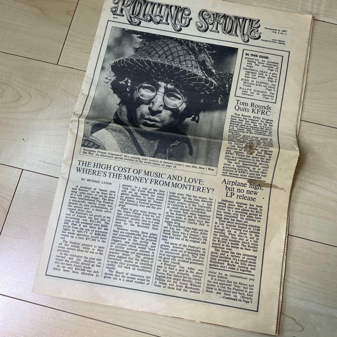 ローリングストーン 創刊号 1967年 ROLLING STONE 希少 - メルカリ