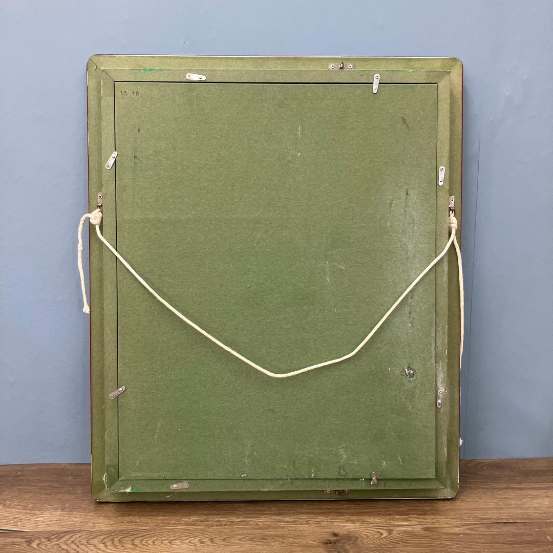 昭和レトロ 油彩画 油絵 花 静物画 肉筆 F6号（相当） 額装 額縁 額