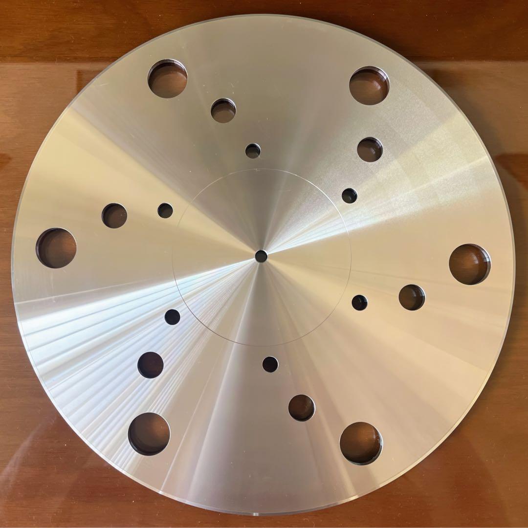 AL切削MJ-12、ブチルBR1、カーボン深遠のターンテーブルシート3枚セット