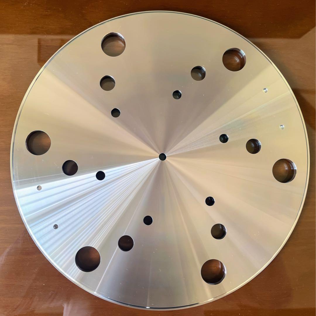 AL切削MJ-12、ブチルBR1、カーボン深遠のターンテーブルシート3枚セット