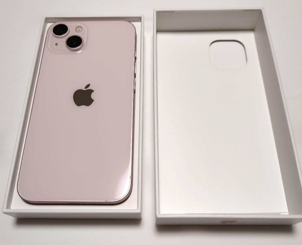 【極美品】Apple iPhone 13 ピンク 128GB 本体・専用箱付き