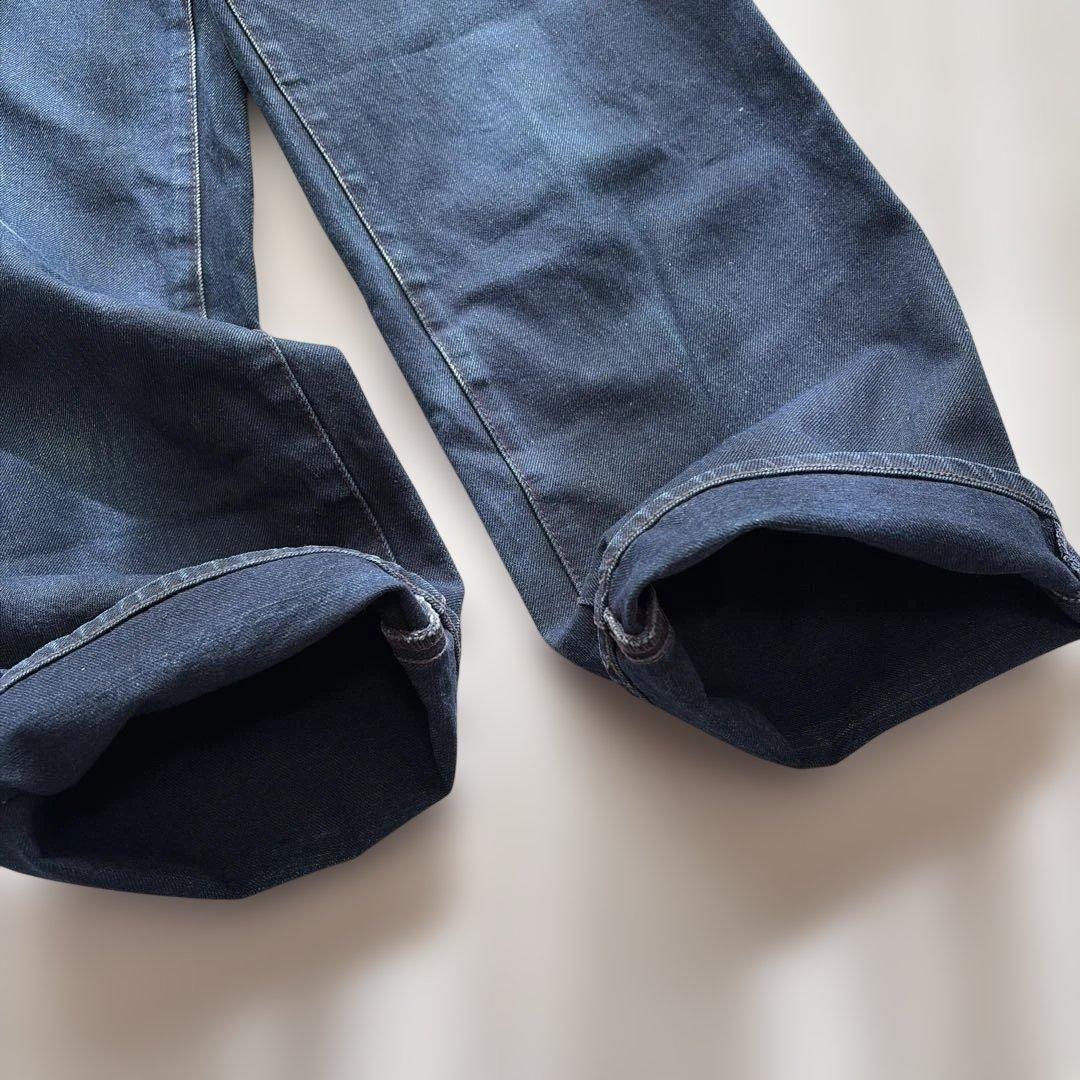 希少】45R おこめデニムの納戸納戸シャルロット インディゴ サイズ1