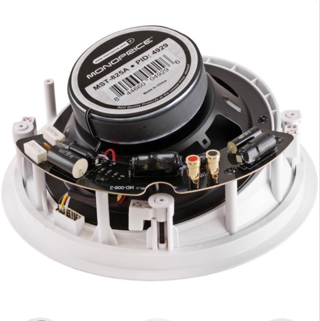 新品・未開封（ペア/2個セット） 天井埋め込みスピーカー 8インチ