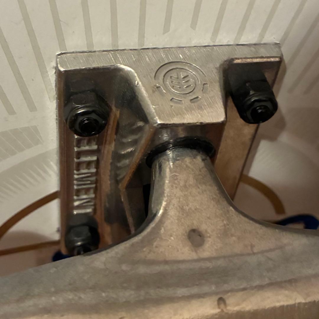 8インチ】 ELEMENT スケートボード コンプリート ホワイト/ゴールド