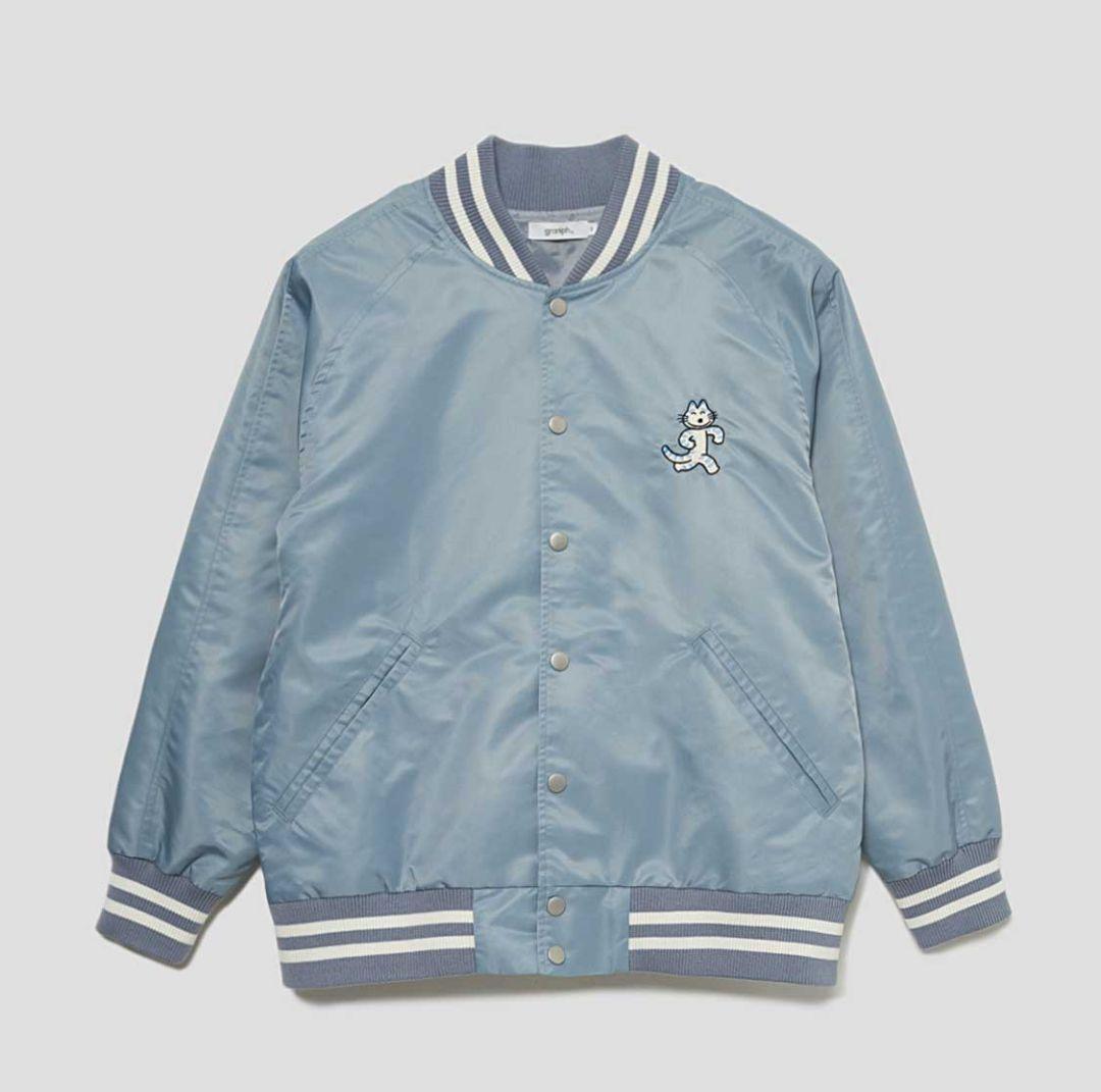 11ぴきのへんなねこ ねこの輪｜ボンバージャケット Lサイズ グラニフ