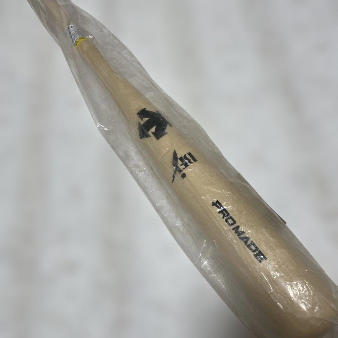未使用　デサント　硬式　木製バット BFJマーク メイプル fujispo_dxa1077