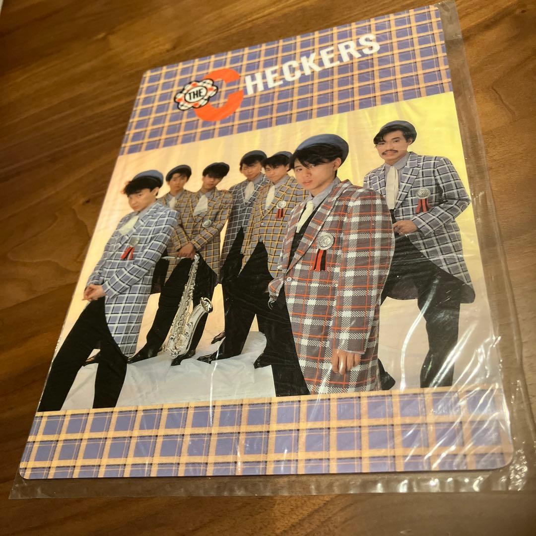THE CHECKERS 当時物 レア 下敷き チェッカーズ 藤井フミヤ - メルカリ