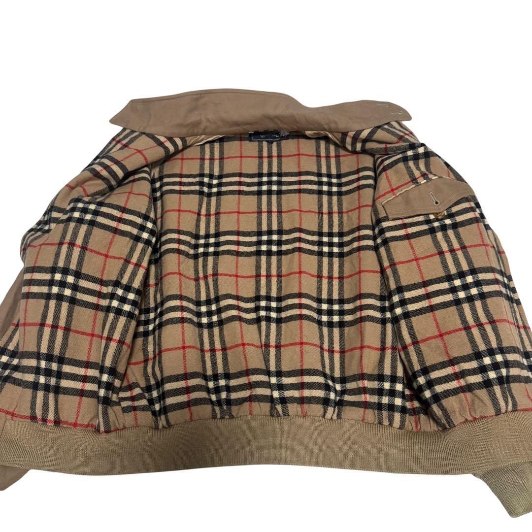 バーバリーズ ハリトンジャケット G9 ノバチェック ロゴ刺繍