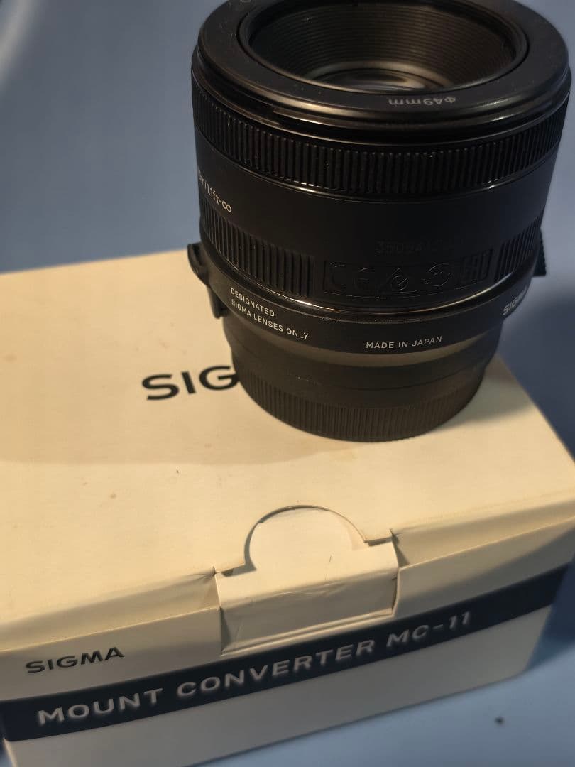 Canon EF 50mm F1.8 STM Sigma MC-11 セット